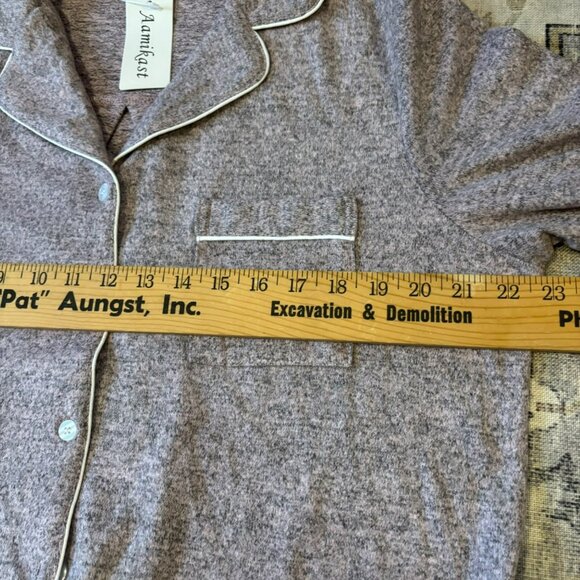 Aamikast Womens Soft Heathered Pajama Set Sz L - Picture 5 of 10